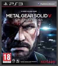 ps3 Metal Gear Solid V Ground Zeroes Playstation 3 (Works on US consoles)