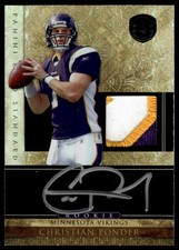 Christian Ponder Cards and Memorabilia Guide 15