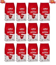 12 x Lavazza Qualita Rossa Coffee Beans - 1kg (Pack of 12)