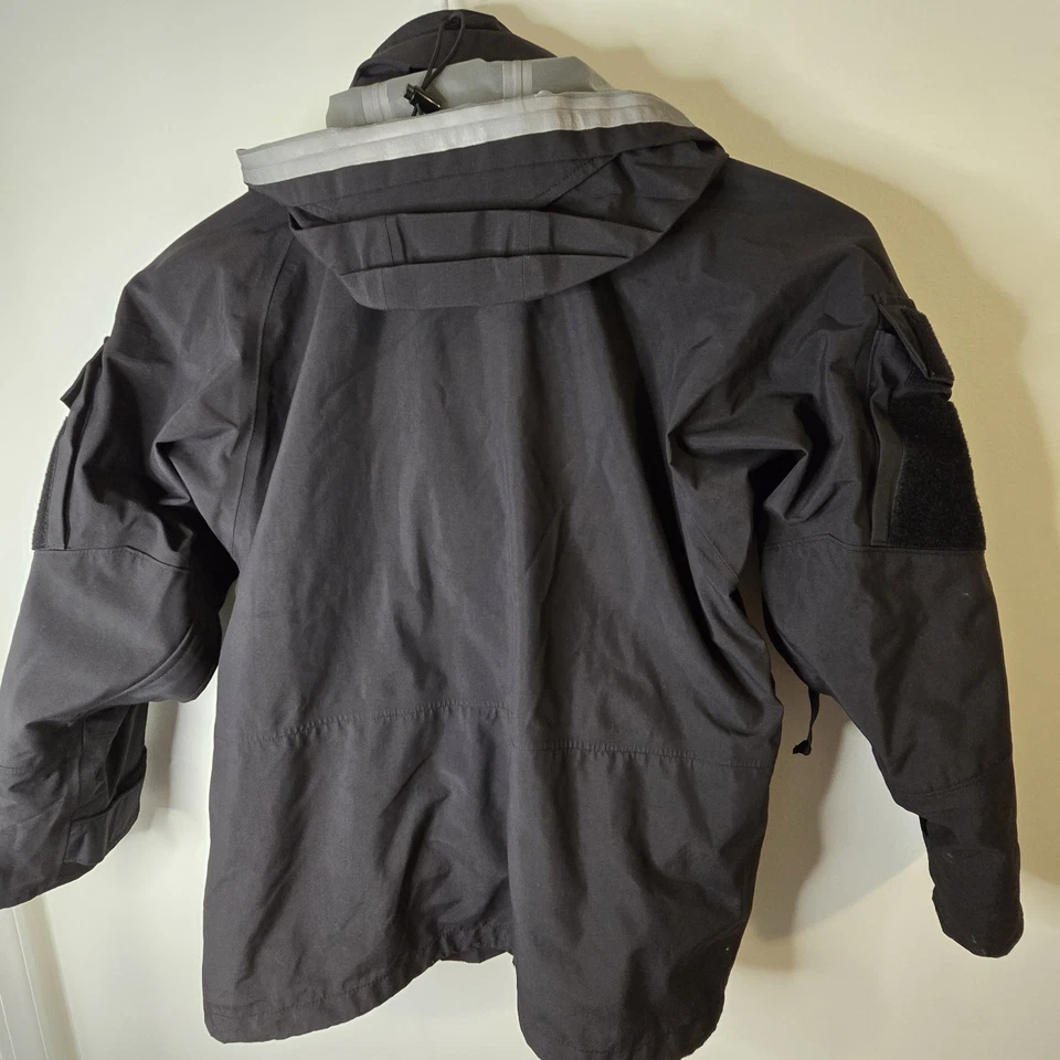 Chaqueta táctica Tru-Spec para hombre mediana negra forro polar extraíble clima frío Foto 2 de 4