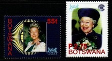 BOTSWANA SG972/3 2002 GOLDEN JUBILEE MNH