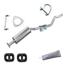 Endschalldämpfer Auspuff für Opel Kadett E Stufenheck Motor C 14 NZ +Zubehör