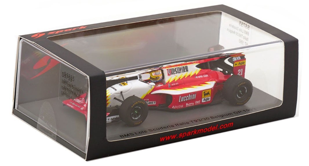 Spark S5755 Lola BMS T93/30 #21 Belgium GP 1993 - Michele Alboreto