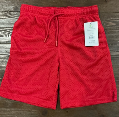 Lot of 5 NWTAthletic Works Boys Mesh Active Shorts Red/Grey/Black/Blue YL10-12 - Picture 6 of 6