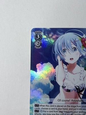 Weiss Schwarz Re:Zero RZ/S46-T43S SR Light of love, Rem FOIL