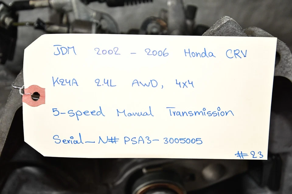 Honda CRV K24A1 2005-2006 2,4 L CR-V 4x4 K24A AWD transmisión automática de 5 velocidades Foto 3 de 4