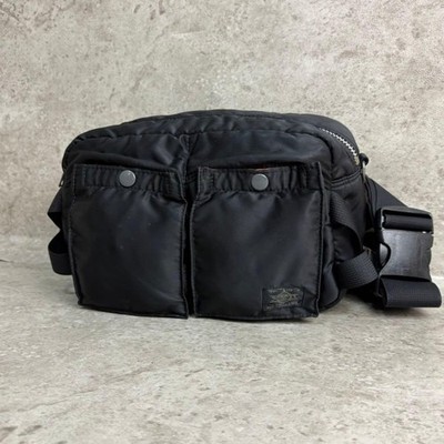 Porter Waist Pouch Tanker Multi-Pocket Logo Tag