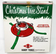 1960's Live Christmas Tree Stand No 40 C