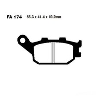 Bremsbelag BremsbeläGe EBC FA174 Hinten FüR Honda CBF 1000 F Bj. 2010-2014