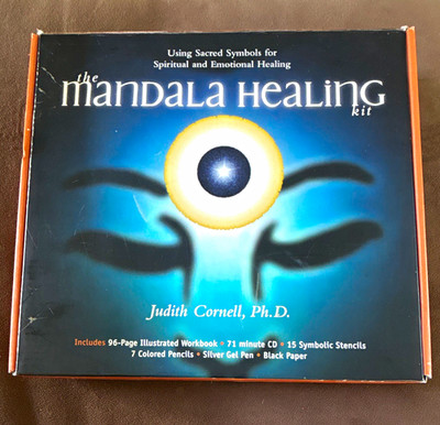 Judith Cornell Ph.D. The Mandala Healing Kit Workbook CD Stencils Pencils Pen