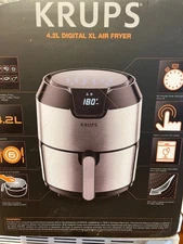 KRUPS 4.2 DIGITAL XL (NO OIL) AIR FRYER AUTO SHUTOFF, DISHWASHER SAFE, NON STICK