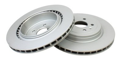 2 x QUARO QD1826 Bremsscheibe für TESLA