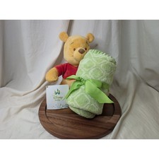 Disney Baby Winnie the Pooh Plush Character and 30 x 30 Blanket