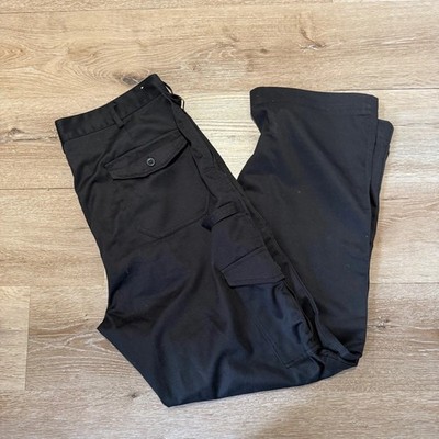 Dickies Black Cargo Carpenter Trousers Straight Leg 38 x 32