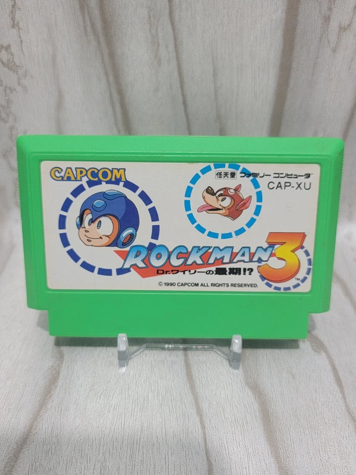 Rockman 3 Famicom Japanese Import FC NES Mega Man III Japan Capcom JP US Seller - Image 3 of 4
