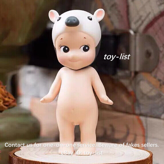 BANDAI - white bear  SONNY ANGEL Animal Series REFINED Ver.4 White Bear Mini