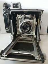 Vintage 1940s Graflex Crown Graphic Camera w/ Kalart Range Finder  optar lens