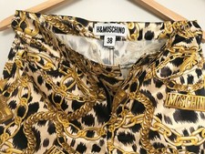 Moschino  H M Gold Chain Patterned pants trousers S-M