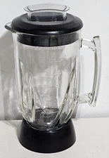 Black & Decker Blender Glass Pitcher Jar 6 cup 48 oz Carafe Blades Lid BLC12600