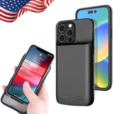 Battery Charger Case Power Bank Charging Cover For iPhone 16 15 14 13 12 11 XR 8