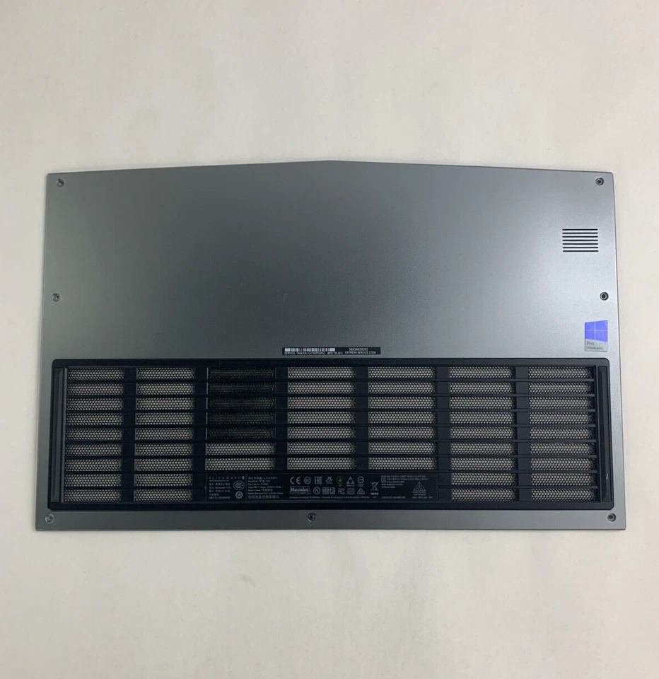 Alienware 17 R4 P31E001 2016 Keyboard Bottom Cover Only No Screws - Image 2 of 4