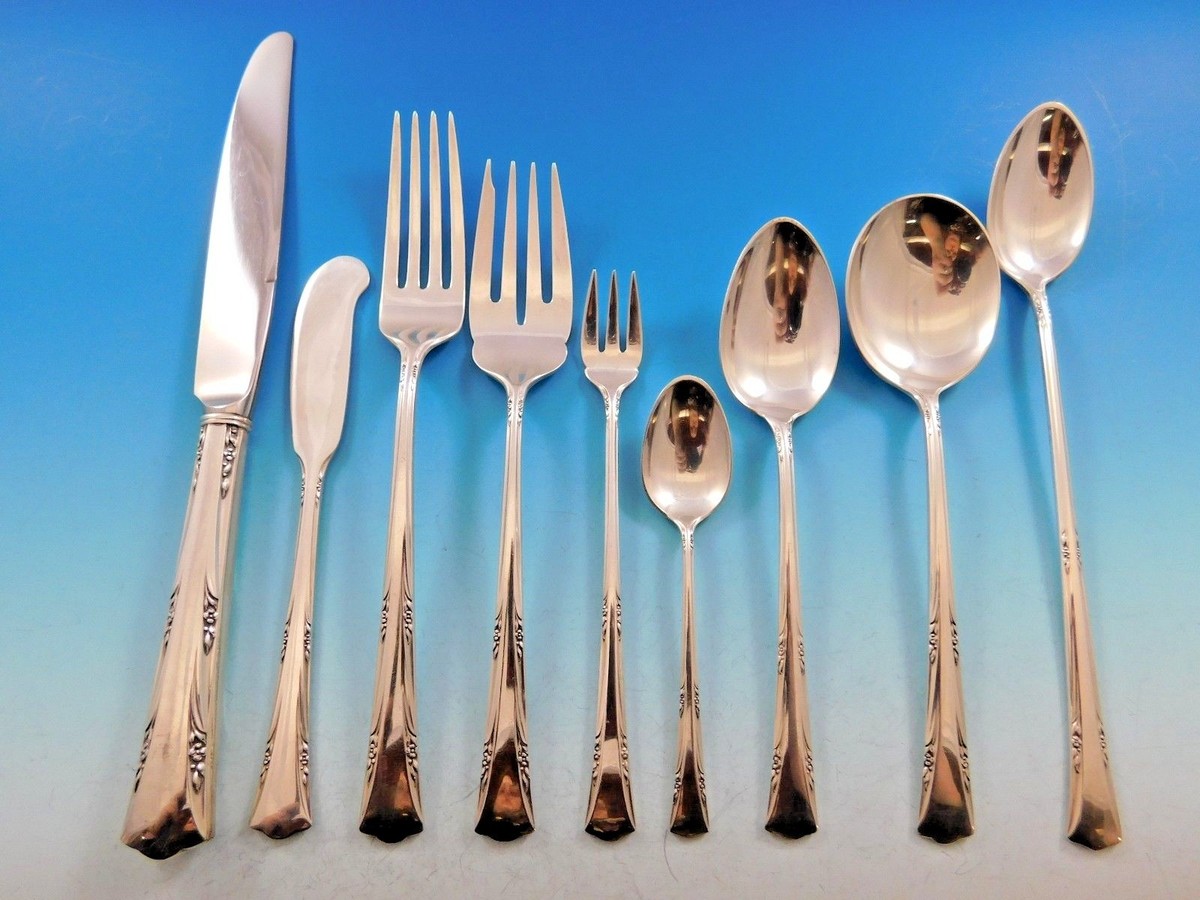 Greenbrier by Gorham Sterling Silver Flatware Set for 12 Service