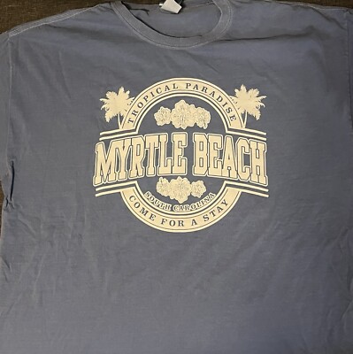MYRTLE BEACH Men s Souvenir T-shirt Size XL!