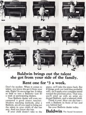 1968 Baldwin Pianos: Brings Out the Talent Vintage Print Ad