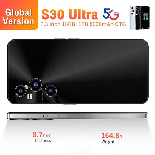 S30 Ultra 5G 7.3" 16GB+1TB Factory Unlocked Android 13 Smartphone New Sealed - Picture 21 of 22