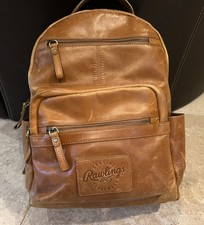 Medium Leather Backpack Brown 