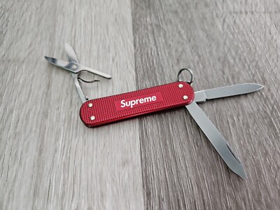 Very Rare Supreme SS19 Victorinox Alox Swiss Army Knife In