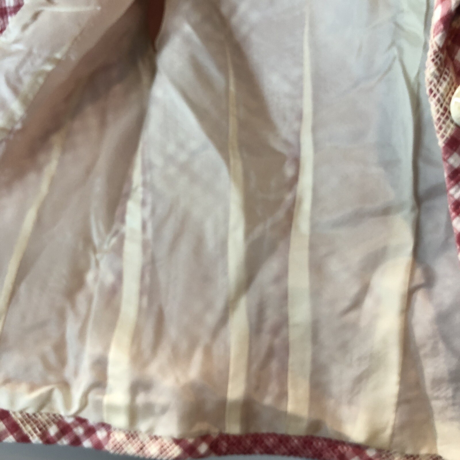 Vintage Cottagecore Gingham Plaid Patchwork Grand… - image 7