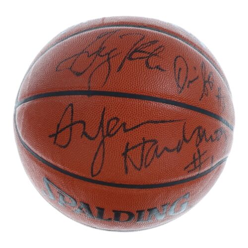Basketball signé par équipe Orlando Magic 1993-94 (JSA LOA) A Hardaway, Shaq, D Scott - Photo 1 sur 17