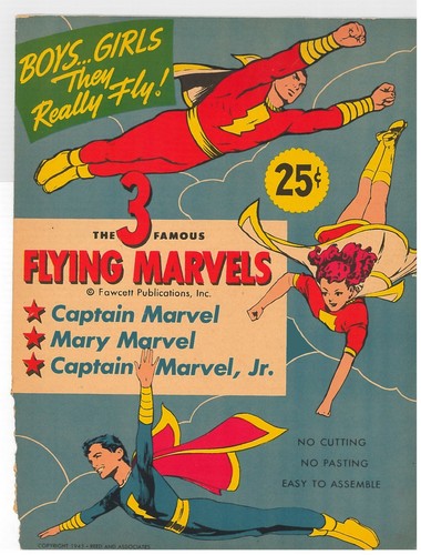 Giocattoli di carta Captain Marvel Family - Foto 2 di 11