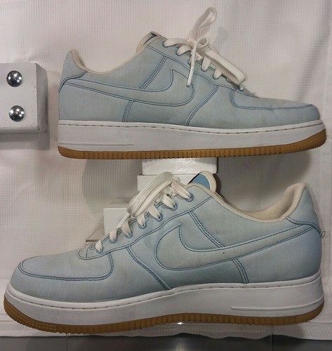 Nike Air Force 1 Denim Jeans, 718152-403, Blue White Gum, Men's Size 12  887223602750 | eBay