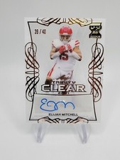 2021 Leaf Trinity Clear Copper Foil Elijah Mitchell Auto # D 39/40