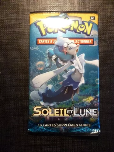 Booster Pokémon Soleil et Lune, set de base, neuf, non-pesé, scellé, France