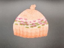 NEW HAND MADE PREEMIE BABY BEANIE CAP BOY/ GIRL REAL BABY OR PREEMIE DOLL CAP