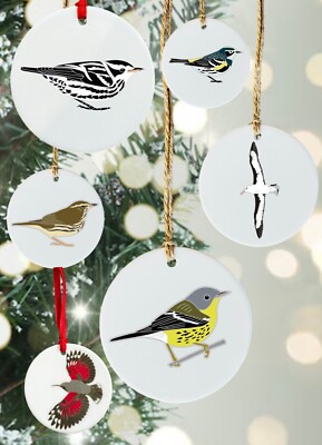 UK Vogel Christbaumkugel Dekoration Hängeschmuck - verschiedene Designs