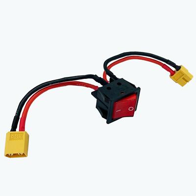 12V 24V Hochstrom Bürstenmotor Batterieschalter mit Stecker Buchse XT60 Stecker für