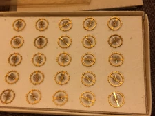 NEW!! BALANCE WHEEL FOR RUSSIAN USSR Kirovskie 2408, 1 MChZ Crab WATCH. 3pcs