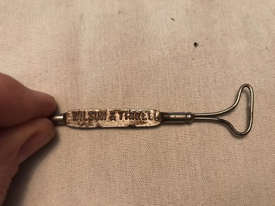 Wilson & Tyrrell Hats & Furnishings, Vintage Button Hook, Waterbury, Conn.