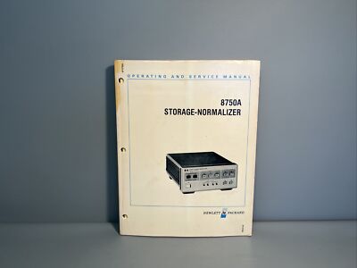 HP | 8750A Storage-Normalizer Operating & Service Manual Anleitung | #I7