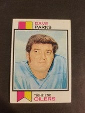 1973 TOPPS  FOOTBALL CARD #179 DAVE PARKS HOUSTON OILERS EXCELLENT CONDITION