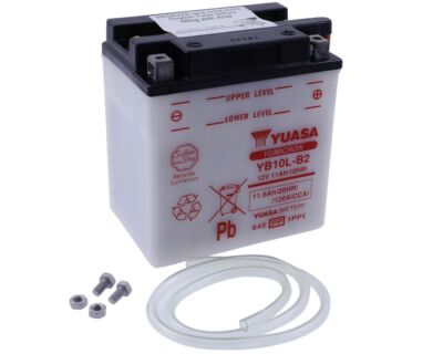 Motorradbatterie YUASA YB10L-B2 12V 11AH ohne Säurepack für SUZUKI GS500 GSX600F