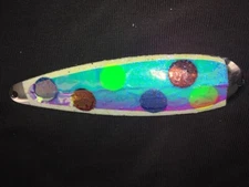 High Percentage Salmon Trolling Spoon With Hyper Vis Tape Not Paint 3 3/4”
