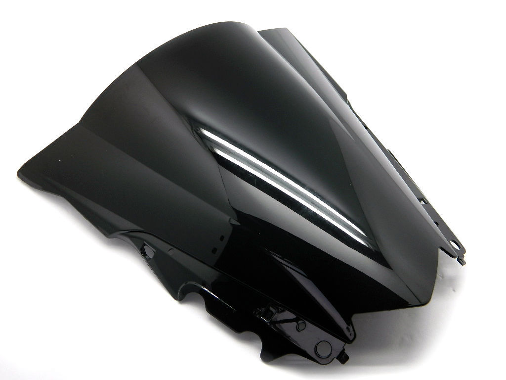 Bulle double courbure YAMAHA R3 réduit fatigue cervicale noir 2017