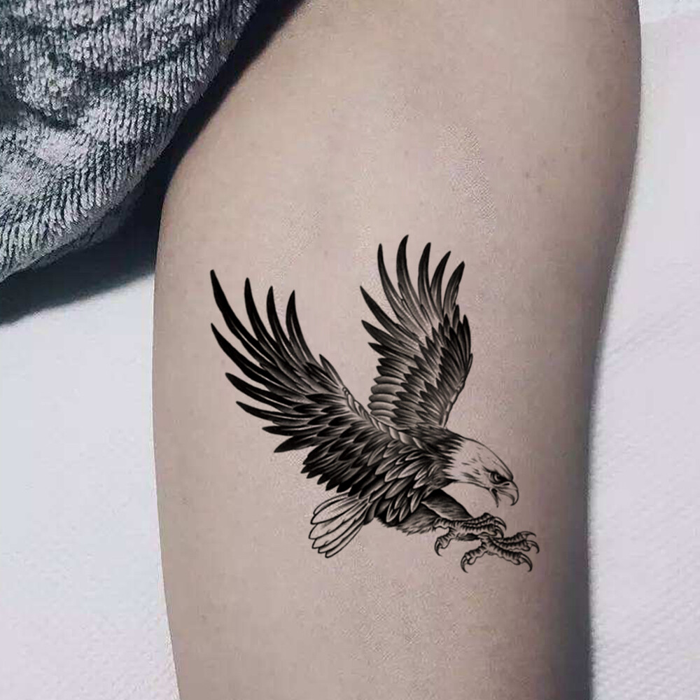 Eagles Temporary Tattoos Zazzle Traditional Eagle Temporary Tattoo