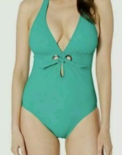 Miraclesuit AMORESSA A VENETIAN AFFAIR MURANO HALTER SWIMSUIT Size 8