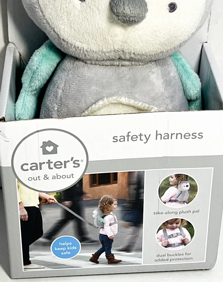 New Carter's Toddler Owl Safety Harness Out & About Leash - Image 2 of 4